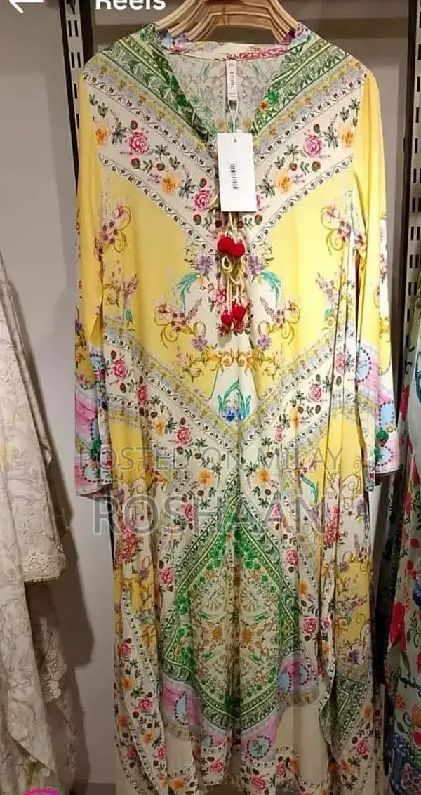 Ethnic Kaftan Long Shirt in Medium Size - Comfortable Casual Wear