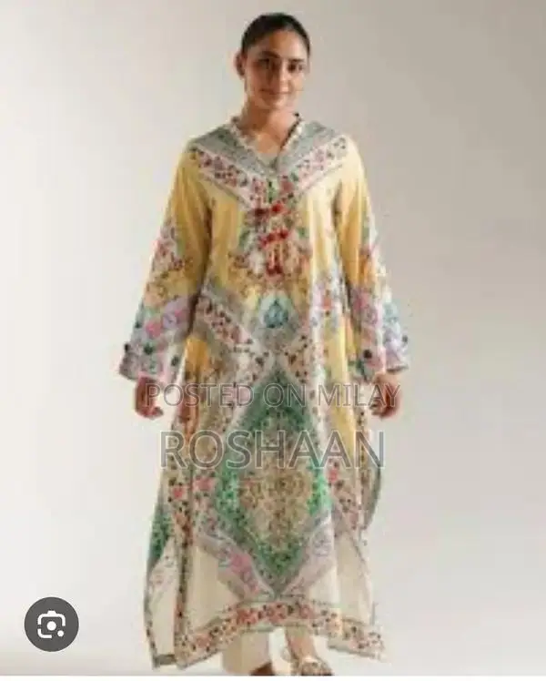 Ethnic Kaftan Long Shirt in Medium Size - Comfortable Casual Wear