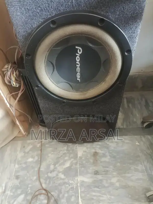 Pioneer 306C Woofer and Kenwood 718 Speaker Audio System Components