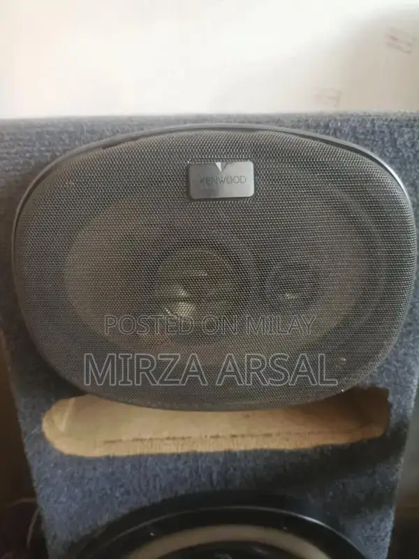 Pioneer 306C Woofer and Kenwood 718 Speaker Audio System Components