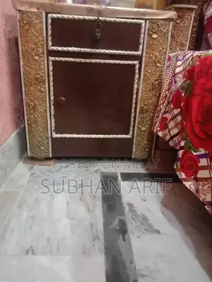 Elegant Bedroom Set with Large Wardrobe and Dressing Table