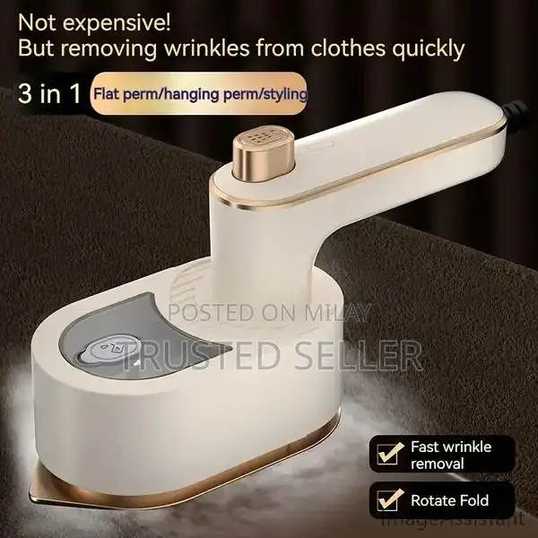 Compact Portable Folding Iron - Multi-Purpose Travel Ironing Solution