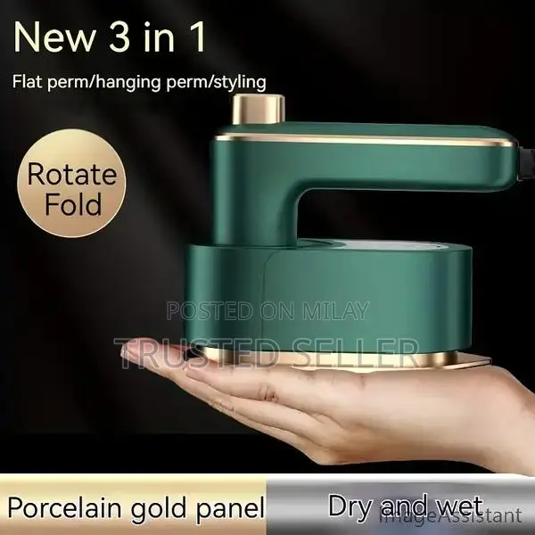 Compact Portable Folding Iron - Multi-Purpose Travel Ironing Solution