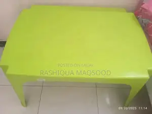 Photo - Kids Plastic Writing Table - Sturdy Learning Desk for Children