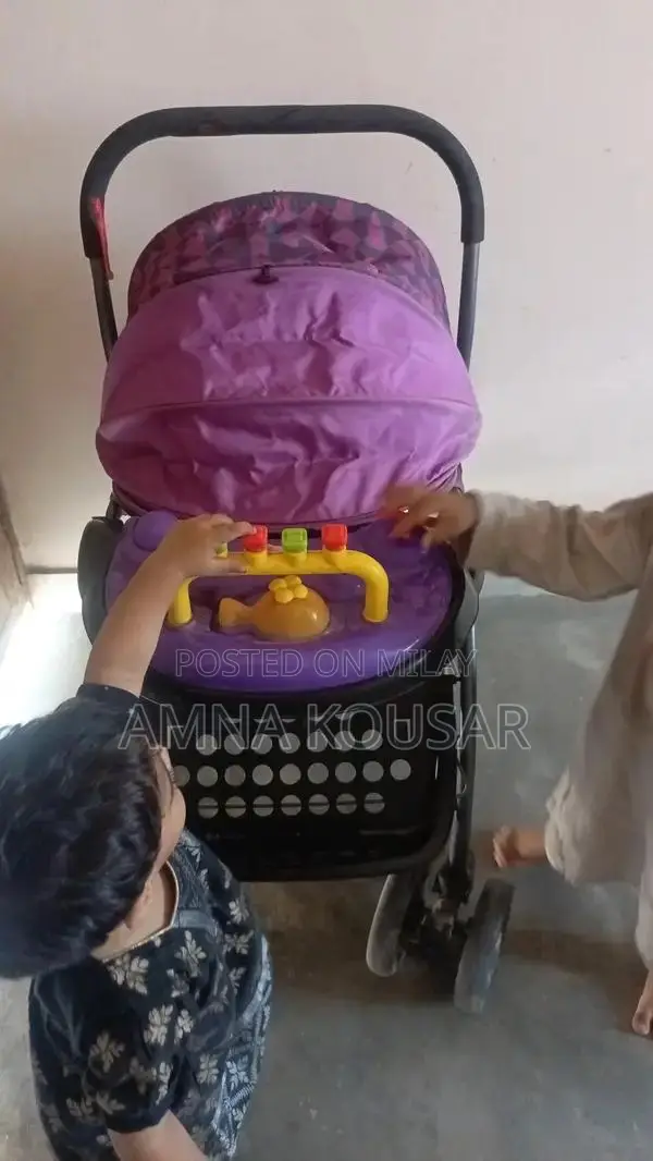 Sturdy Kids Pram Stroller - Comfortable and Compact Baby Transport