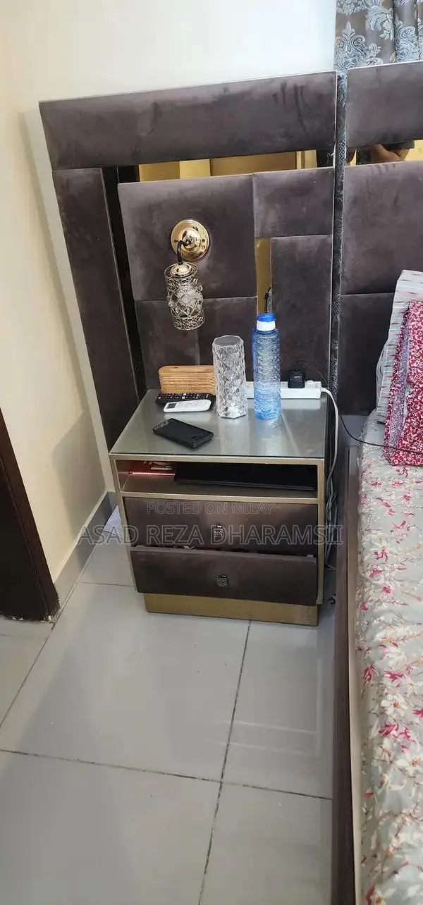 King Bed Set with Wardrobe and Dresser