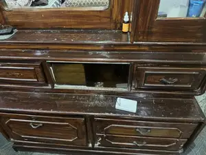 Solid Wood King Size Bedroom Set with Bed and Dressing Table