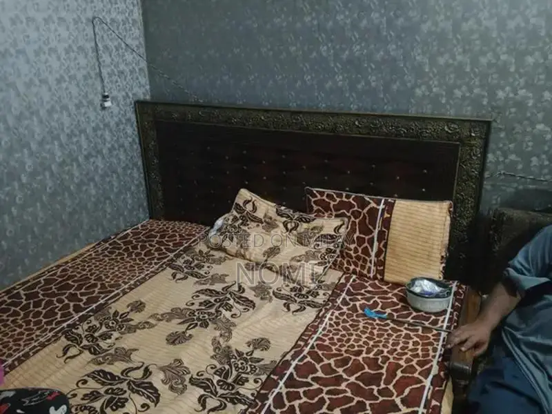 King Size Bed Frame with Dressing in Fresh Condition