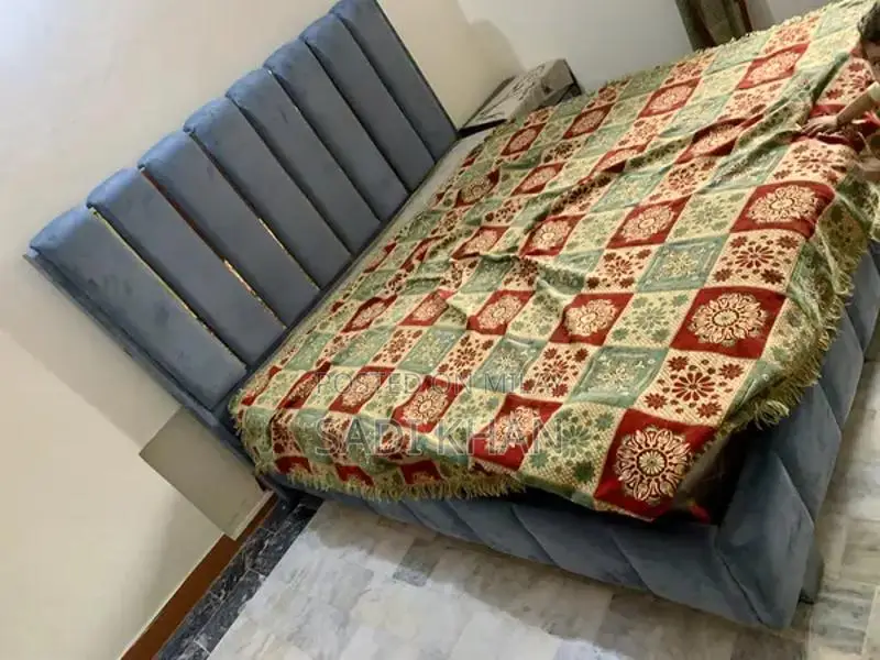 King Size Bed Frame with Spring Mattress
