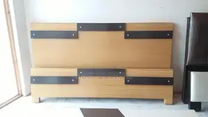 King Size Kikar Wood Double Bed with Glass Polish