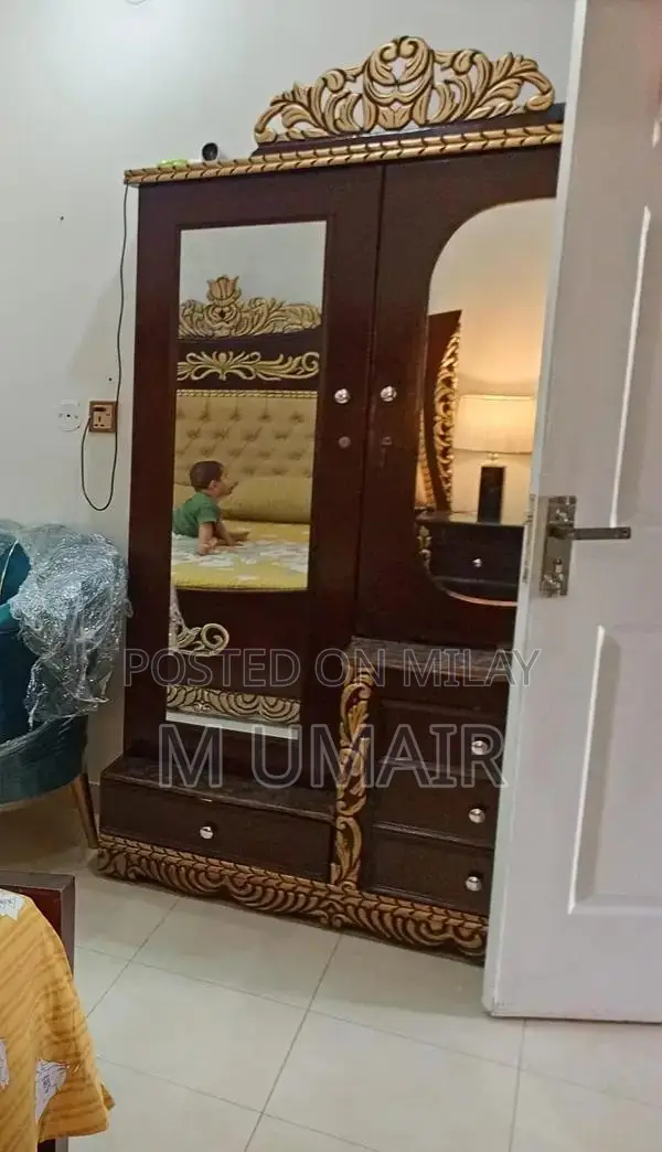 Complete King Size Bedroom Set with Dressing Table and Side Tables