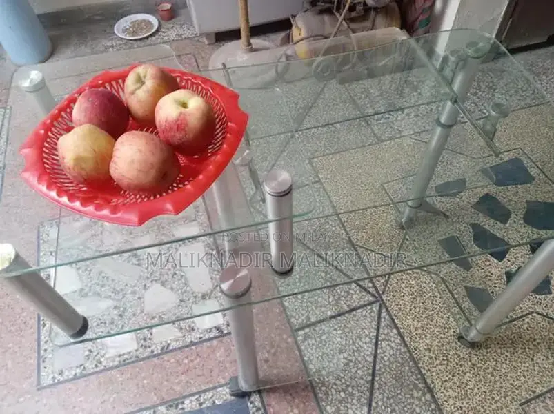 Durable Glass Computer Table with Heavy Glass Construction