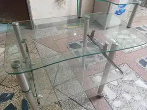 Durable Glass Computer Table with Heavy Glass Construction