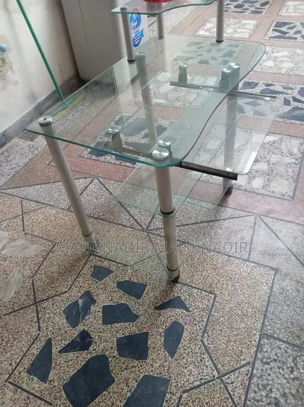 Durable Glass Computer Table with Heavy Glass Construction
