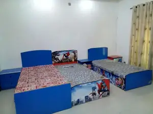 Kids Bedroom Furniture Set: Beds, Tables, Cabinets, Dressing Table