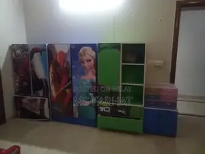 Kids Bedroom Furniture Set: Beds, Tables, Cabinets, Dressing Table