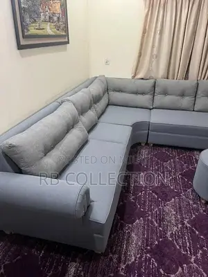 Luxury Large L-Shaped 9-Seater Sectional Sofa with Wide Seats