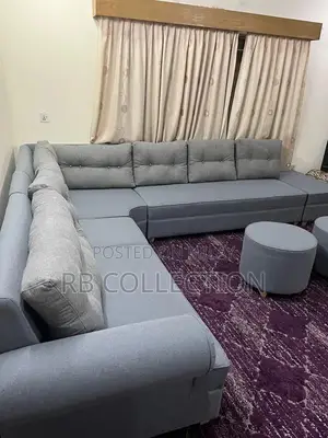 Luxury Large L-Shaped 9-Seater Sectional Sofa with Wide Seats