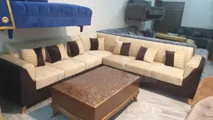 Photo - Comfortable L-Shaped Sofa - Modern Home Furniture