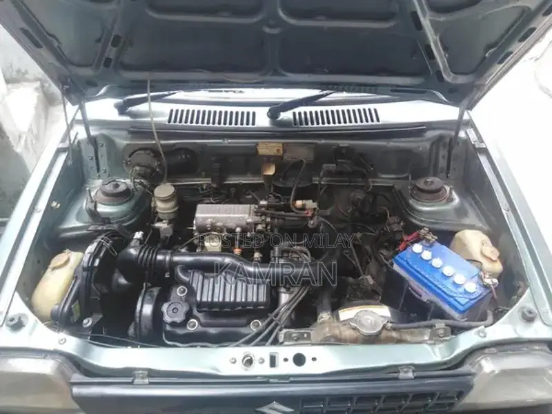 Mehran Euro 2012 Compact City Car with Sage Green Exterior