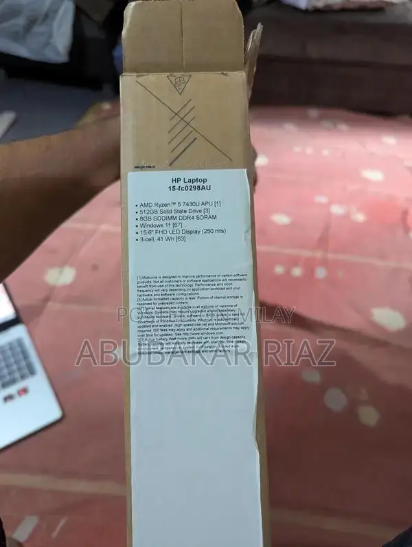 HP AMD Ryzen 5 Laptop with 512GB SSD and Windows 11