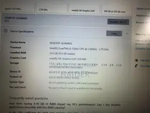 Photo - Lenovo Business Laptop with Core i5 7th Gen Processor