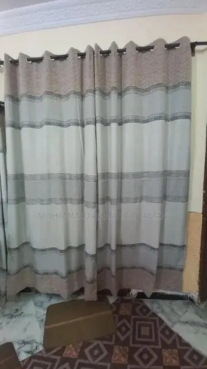 Photo - Large Cream Curtains - 9ft Length, 5ft Width Set of 4