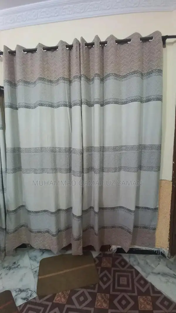 Large Cream Curtains - 9ft Length, 5ft Width Set of 4
