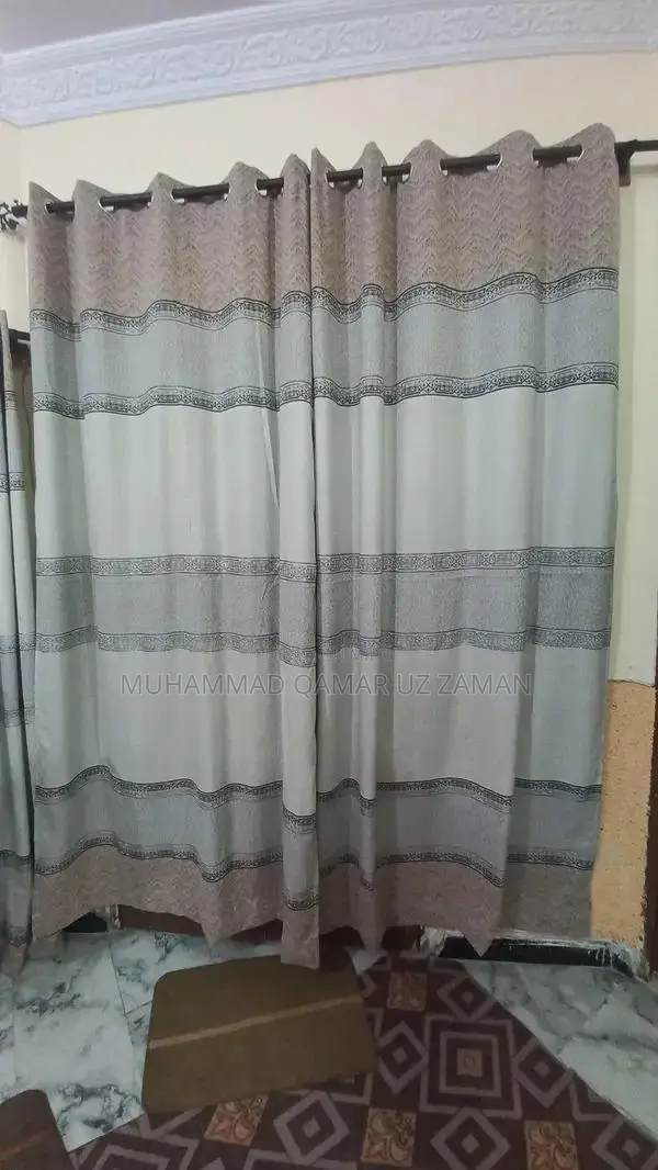 Large Cream Curtains - 9ft Length, 5ft Width Set of 4
