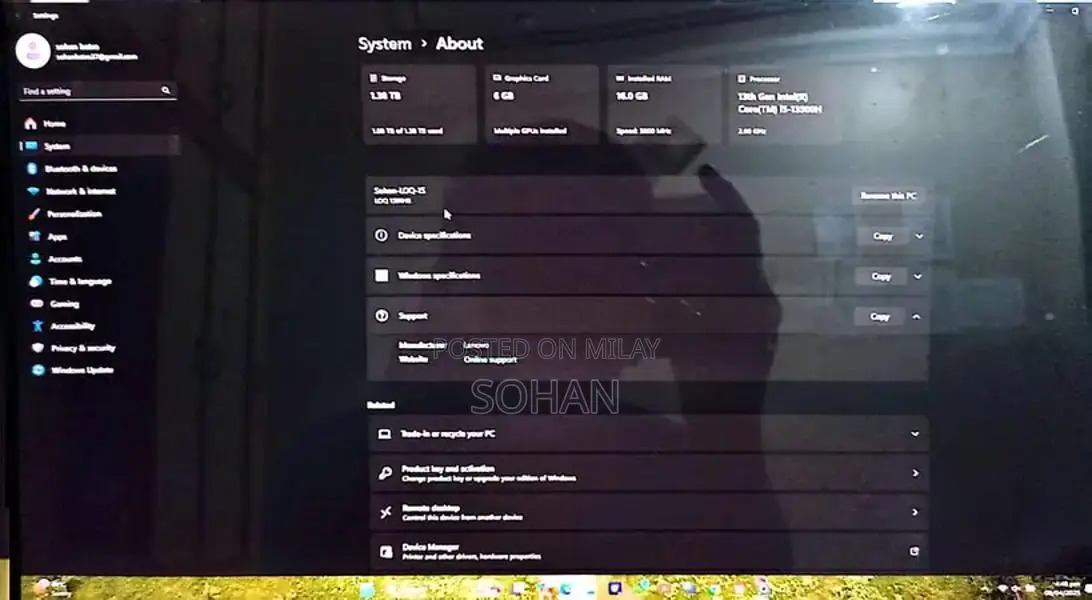 Lenovo LOQ 15 Gaming Laptop - Intel i5, RTX 3060, 16GB RAM