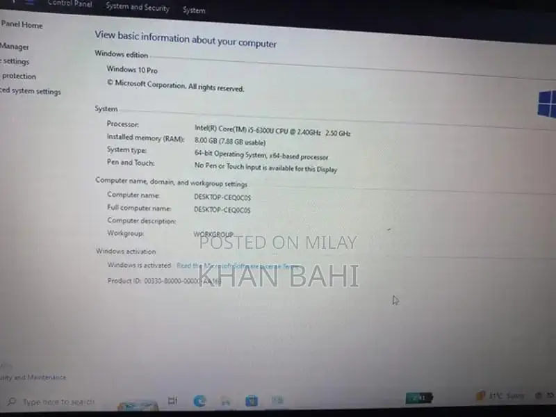 Lenovo Laptop with 8GB RAM, Versatile Performance Notebook