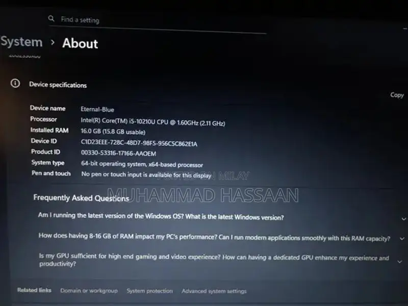 Lenovo ThinkPad L14 Laptop - Core i5, 16GB RAM, 256GB SSD