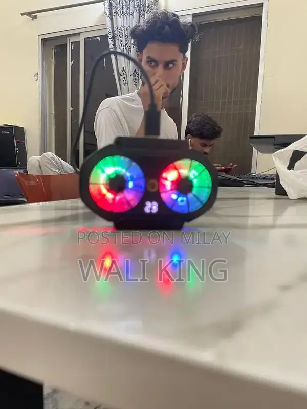 Gaming Cooling Fan with Multi Lights and Dual Fans