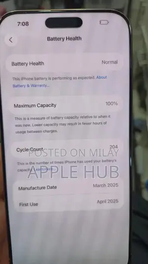 Apple iPhone 16 Pro Max 256GB Dual eSIM Unlocked Smartphone