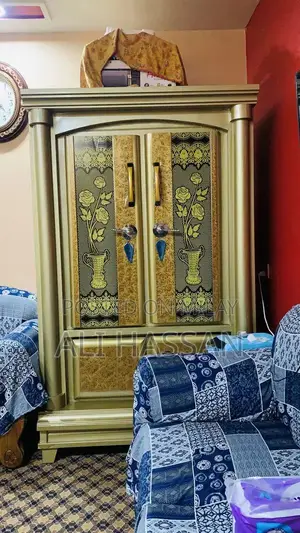 Photo - Steel Metal Cupboard Armoire - Excellent Condition