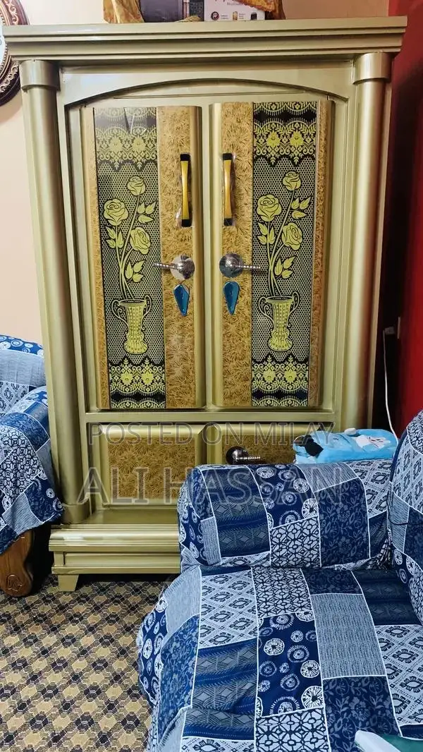 Steel Metal Cupboard Armoire - Excellent Condition