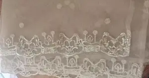 Golden Net Long Maxi Frock Elegant Formal Dress