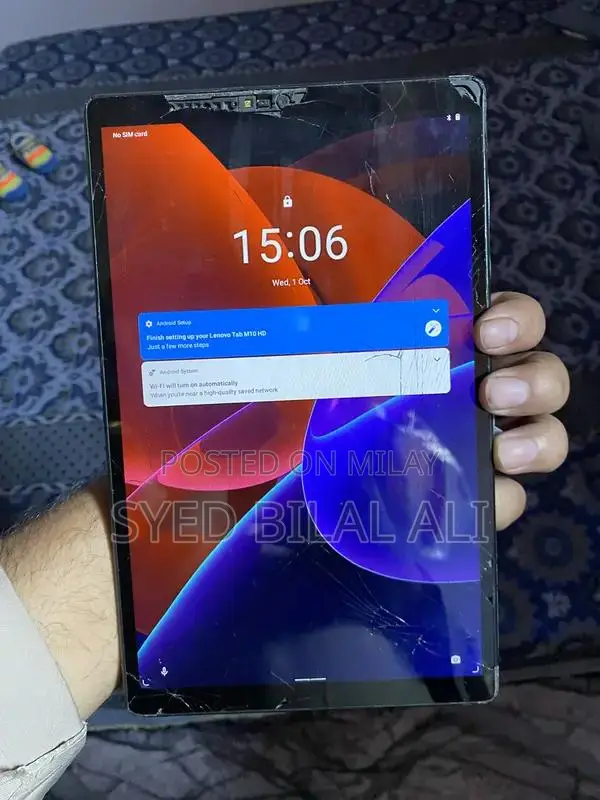 Lenovo Tab M10 HD Tablet with Minor Screen Damage