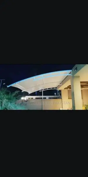 Tensile Parking Shade Structure for Vehicles