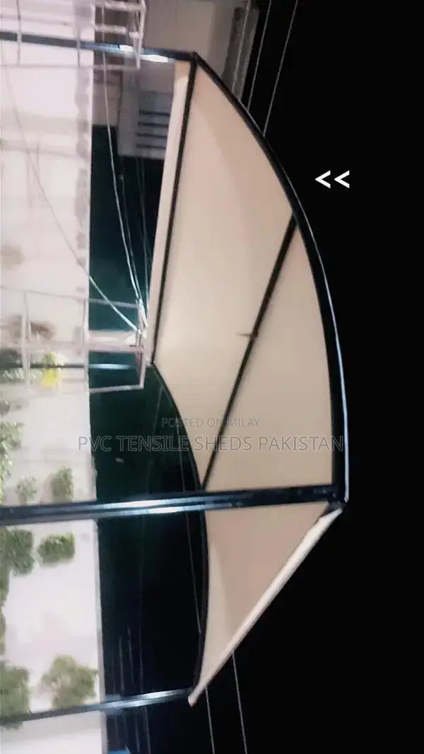 Tensile Parking Shade Structure for Vehicles