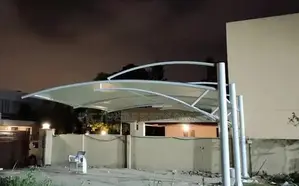 Tensile Parking Shade Structure for Car Protection