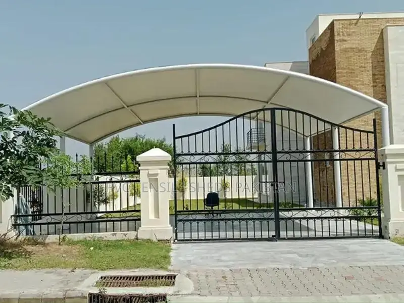 Tensile Parking Shade Structure for Car Protection