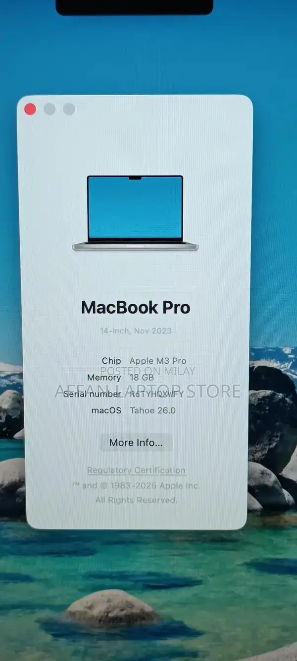 Apple MacBook Pro M3 14-inch 2023 Professional Laptop