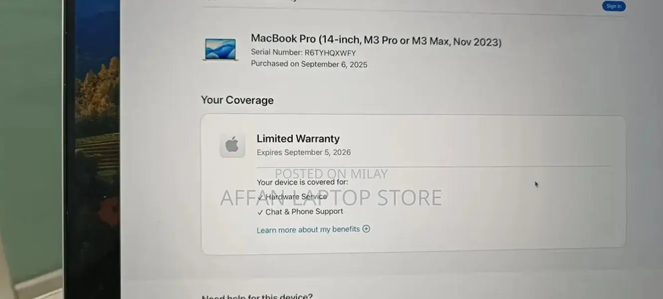 Apple MacBook Pro M3 14-inch 2023 Professional Laptop