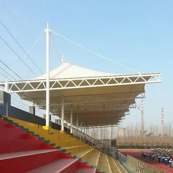 Tensile Parking Shade Structure for Car Protection