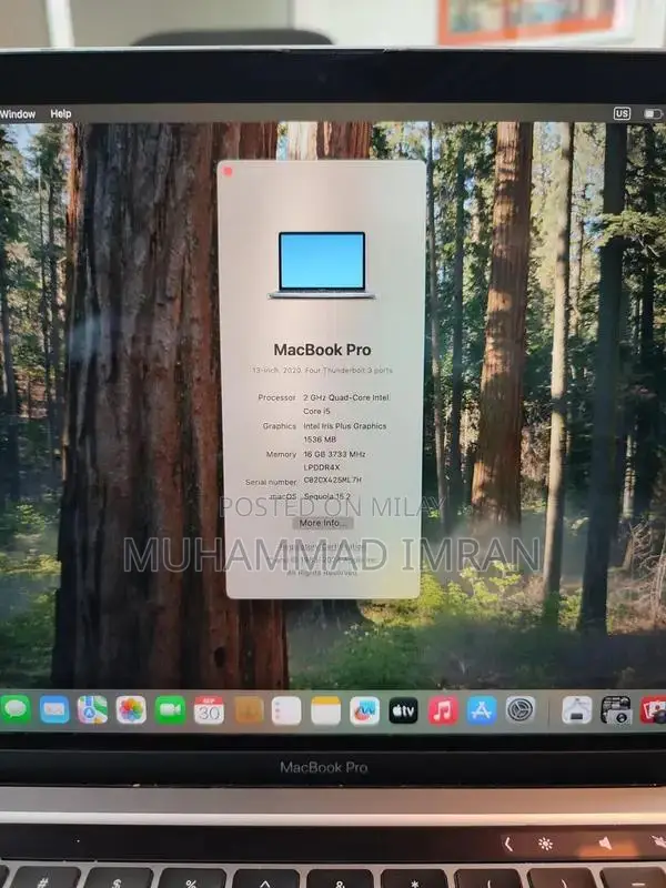 Apple MacBook Pro 2020 13-inch Intel Core i5 Laptop