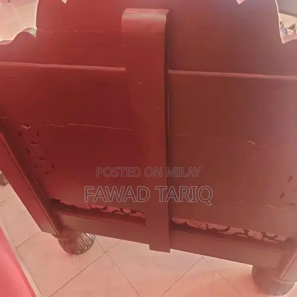 Solid Wood 1.5 Seater Living Room Sofa