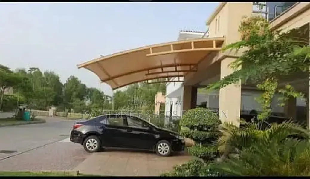 Tensile Parking Shade Structure for Car Protection