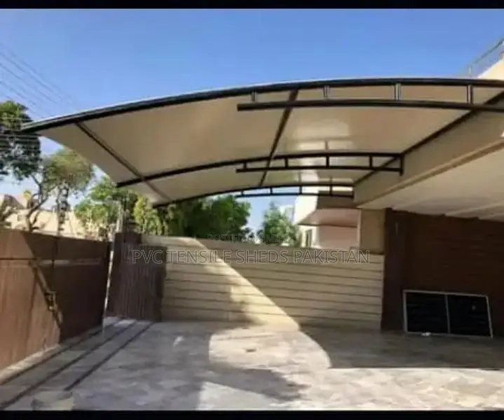 Tensile Parking Shade Structure for Car Protection