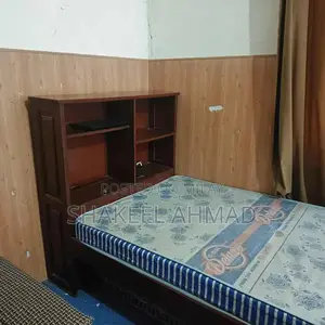 Photo - Khalis Teak Wood Single Bed with Foam Mattress